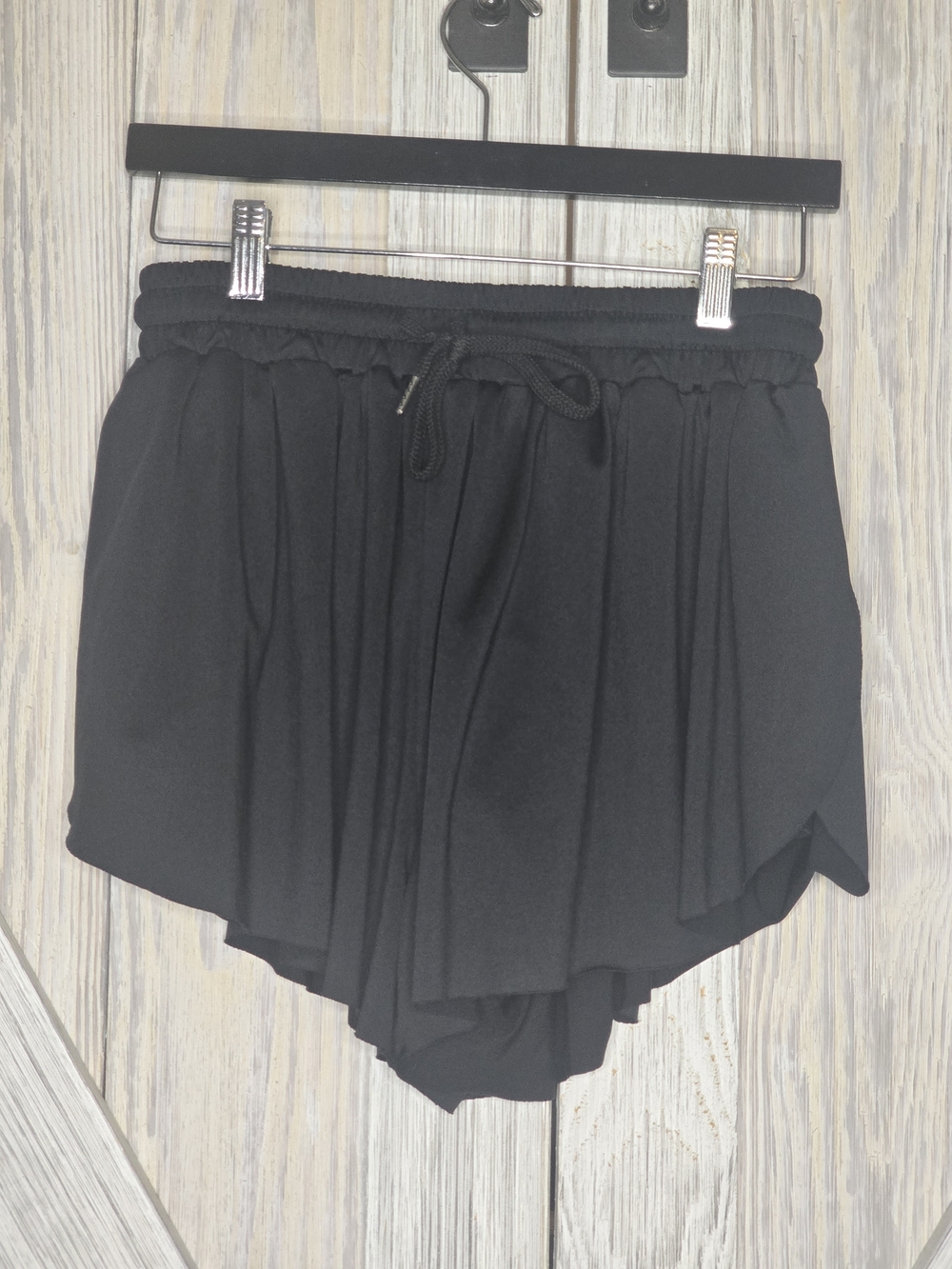 Flowy Black Lounge Shorts Size S/M